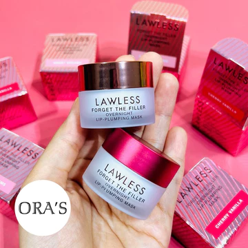 Mặt nạ dưỡng môi ban đêm LAWLESS Forget The Filler Overnight Lip Plumping Mask