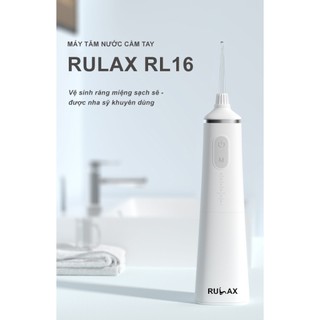 Máy Tăm Nước RULAX RL16 Làm Sạch Kẽ Răng. Tặng Kèm 6 Đầu, Hộp Đựng | Bảo Hành 12 Tháng |