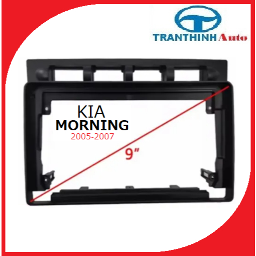 UGAR 7 Pollici / 9 Pollici Compatibile per KIA Rio (UB), K3 2015-2017 Doppio kit Mascherine telaio per veicoli