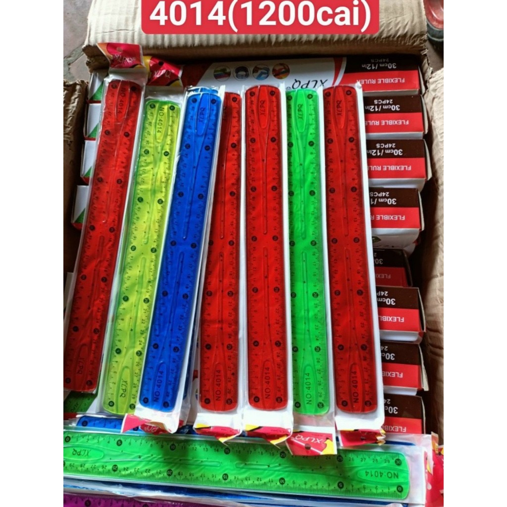 combo 5 Thước kẻ dẻo Aihao 30cm/20cm, thước đo đa năng