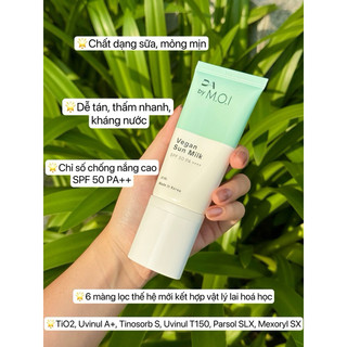 Kem chống nắng THUẦN CHAY 50ml MOI Cosmetics Hồ Ngọc Hà