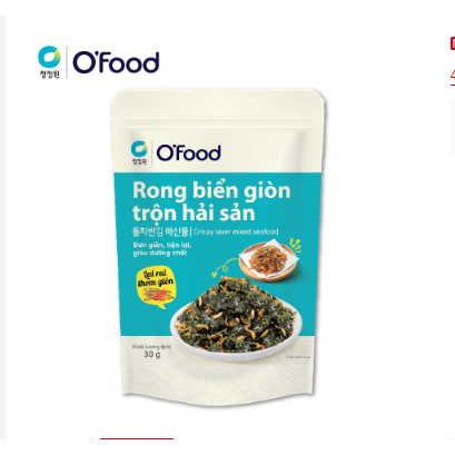 Rong biển trộn gia vị 40gr thùng 30 gói