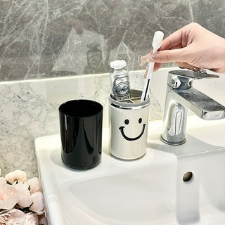Hộp Đựng Bàn Chải Kem Đánh Răng Kết Hợp Cốc Đánh Răng Mặt Cười Cao Cấp Đi Du Lịch