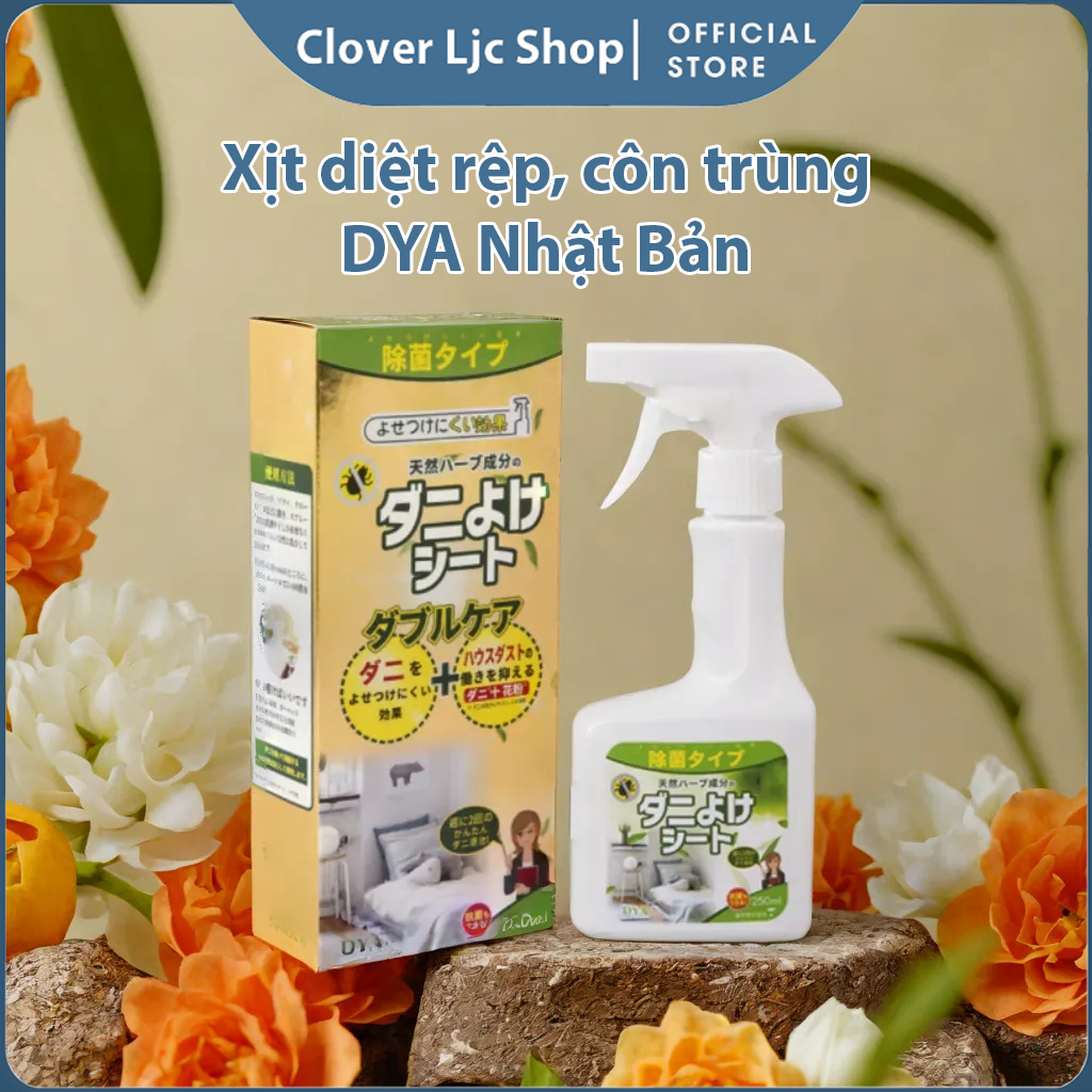 [Nhật Bản] Xịt rệp giường DYA – kiểm soát bọ rệp nệm/giường, mùi hương ...