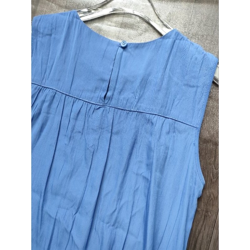 (Sale) Đầm maxi lụa tơ sát nách xuất Hàn - dư xịn (45-60 kg)