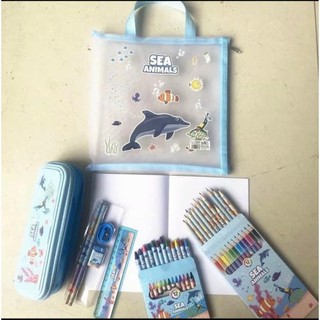 Set túi bút làm quà tặng cho bé trai và bé gái mới nhất