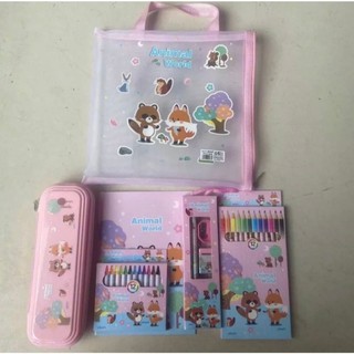 Set túi bút làm quà tặng cho bé trai và bé gái mới nhất