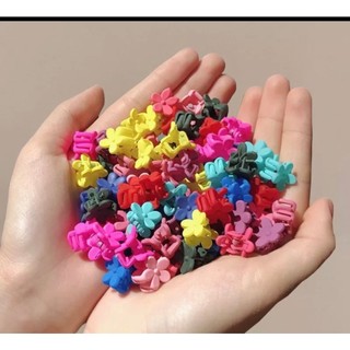 Set 100 kẹp nhí mini phụ kiện tóc màu sắc dễ thương cho nữ phong cách Hàn Quốc