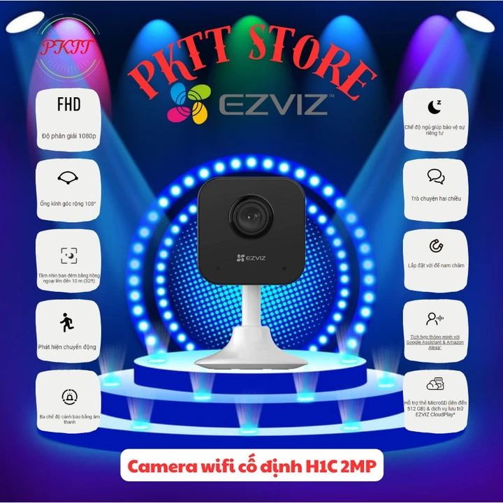 CAMERA WIFI EZVIZ H1C (1080P) - Camera Wi-Fi trong nhà thông minh