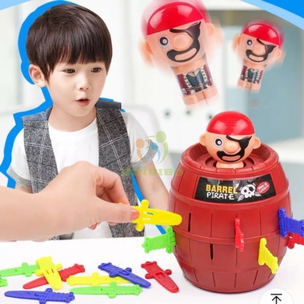 Đồ chơi đâm kiếm hải tặc size lớn 24 kiếm trò chơi nhóm gia đình vui nhộn - Binbibo