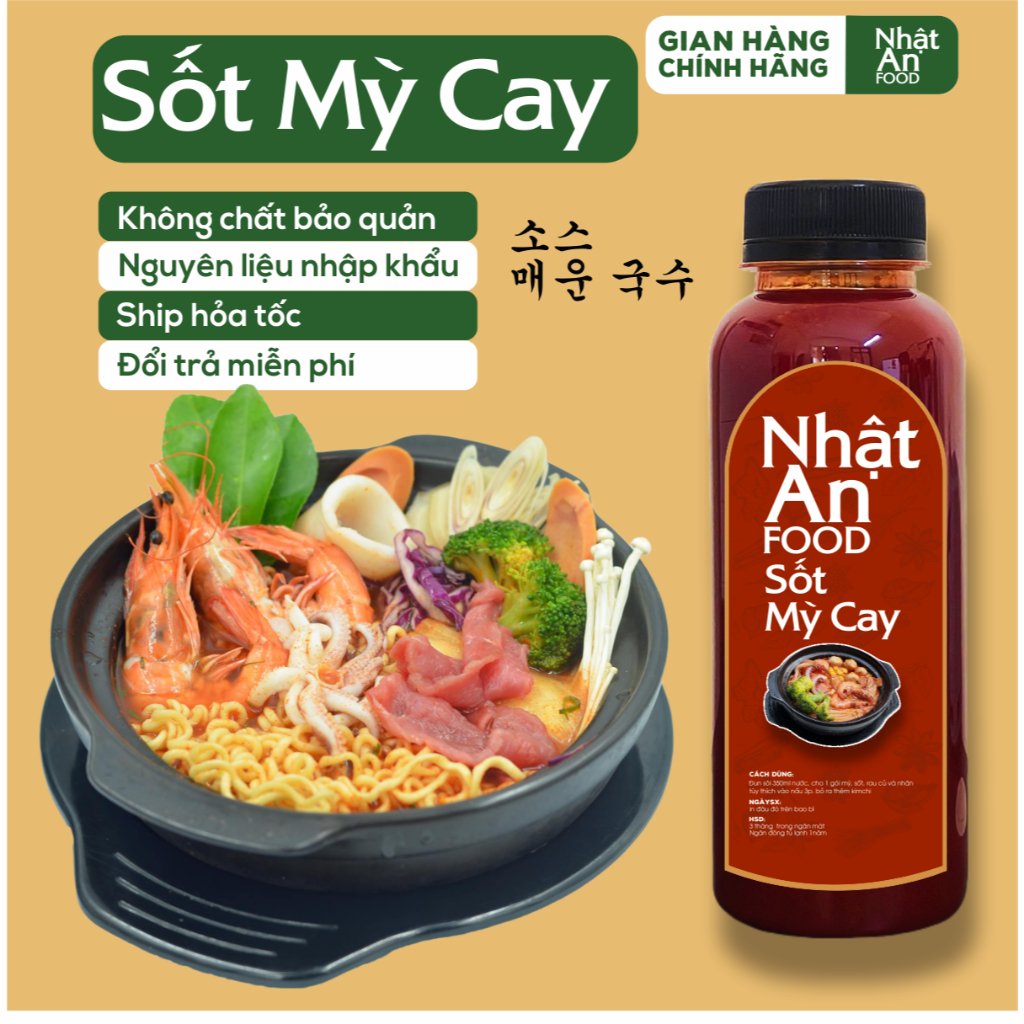 Sốt Mì Cay - Mỳ Cay 7 cấp độ - Mỳ cay Hàn Quốc | Shopee Việt Nam
