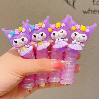 Dây buộc tóc dạng lò xò kurumi dễ thương  cho bé