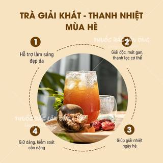 Set nấu nước sâm, nguyên liệu tự chọn, trà sâm lục vị mát gan, thanh nhiệt, tốt cho cả người lớn và trẻ nhỏ - Lãn Ông