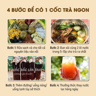 Set nấu nước sâm, nguyên liệu tự chọn, trà sâm lục vị mát gan, thanh nhiệt, tốt cho cả người lớn và trẻ nhỏ - Lãn Ông