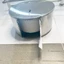 Hộp đựng giấy vệ sinh cuộn lớn tròn công cộng RANCO chất liệu inox 304 gắn tường bền đẹp KT - 402
