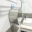 Hộp đựng giấy vệ sinh cuộn lớn tròn công cộng RANCO chất liệu inox 304 gắn tường bền đẹp KT - 402
