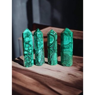 Trụ đá Malachite - đá khổng tước Energy Crystal