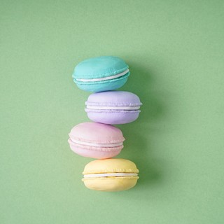 Gôm Tẩy Bút Chì CLASSMATE Cao Cấp Hình Bánh MACARONS 4 Màu Xinh Xắn, Tẩy Sạch Nhanh, Ít Vụn- Hộp 2 Gôm CL-ER607
