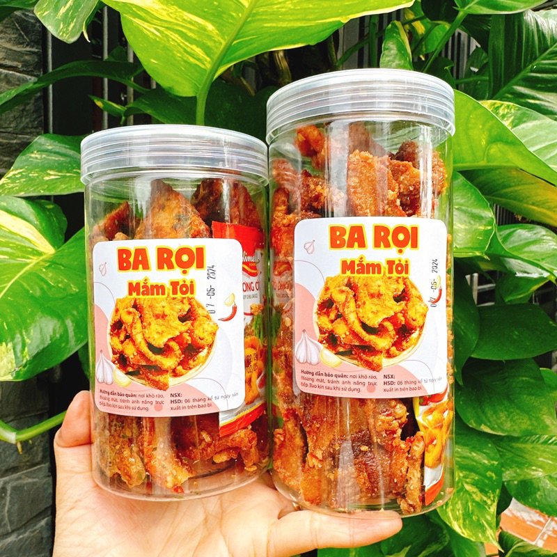 BA RỌI MẮM TỎI loại ngon đặt biệt mới mỗi ngày -HỘP 300G/250GR