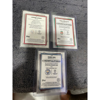 Thẻ Chữ Kí Cầu Thủ Bóng Đá Chính Hãng Topps Panini & Leaf