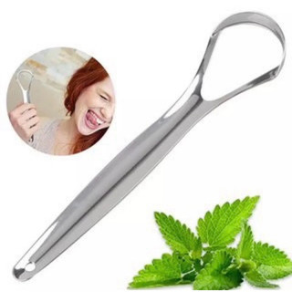 Dụng cụ vệ sinh lưỡi,chất liệu inox giúp loại bỏ mùi hôi miệng an toàn vệ sinh