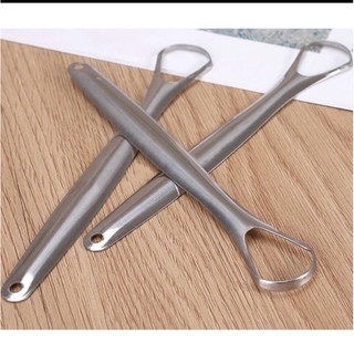 Dụng cụ vệ sinh lưỡi,chất liệu inox giúp loại bỏ mùi hôi miệng an toàn vệ sinh