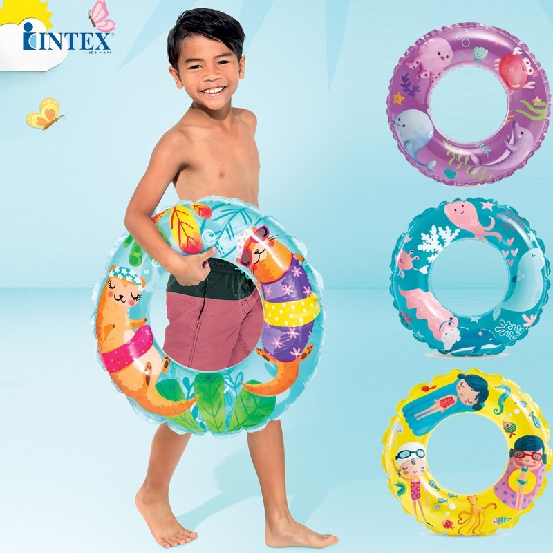 Ảnh Phao bơi tròn INTEX nhiều mẫu 2