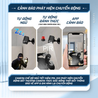 Camera 4G Ulltra HD 4.0Mp dùng sim không dây kết nối điện thoại giám sát hành trình Luvalo C2V