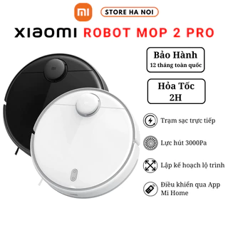 Robot Hút Bụi Lau Nhà Xiaomi Vacuum Mop 2 Pro - Điều khiển thông minh - Chính hãng bảo hành 12 tháng