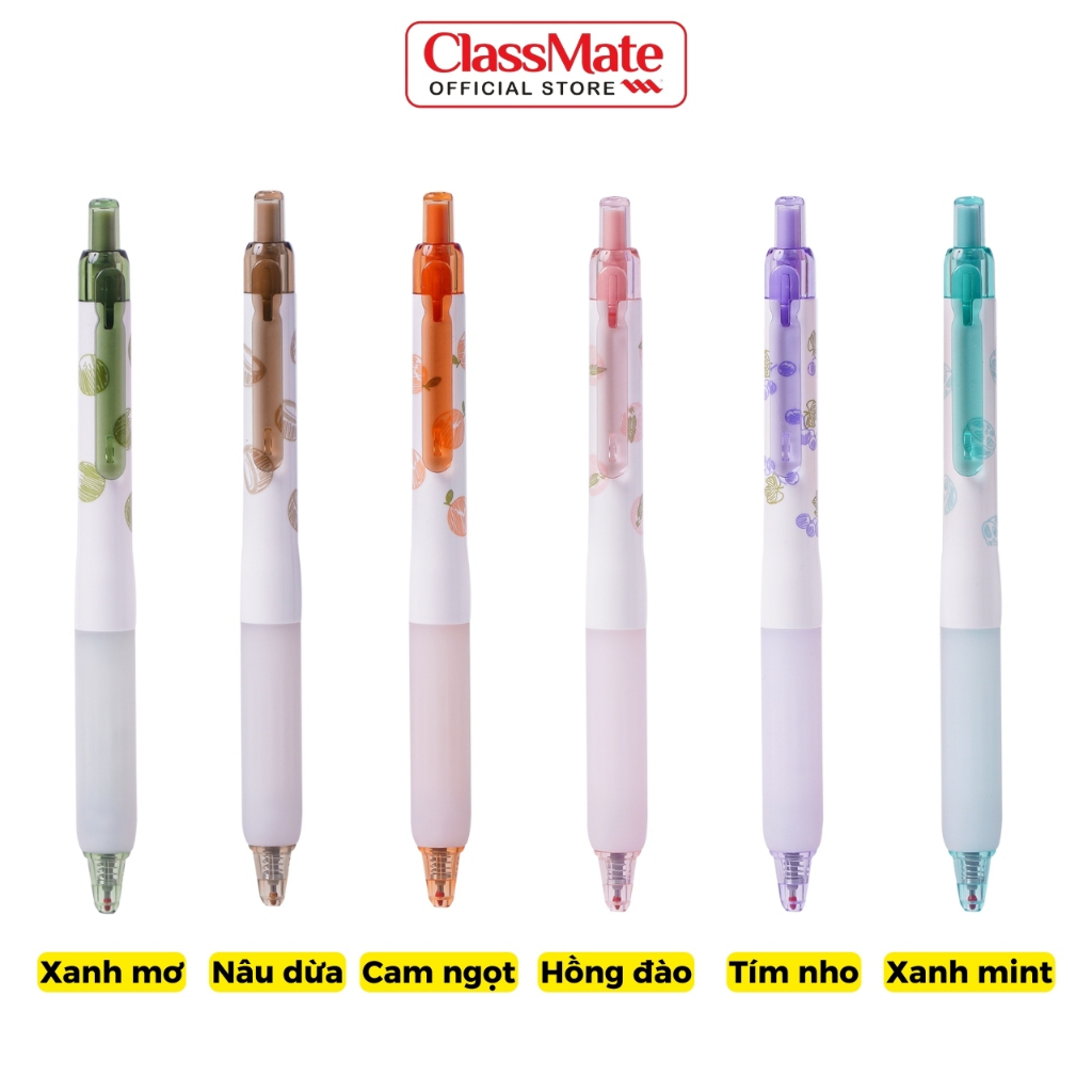 Bút Gel Bấm Classmate - 1 Chiếc Bút Bi Nước Ngòi ST 0.5mm Siêu Trơn Bút ...