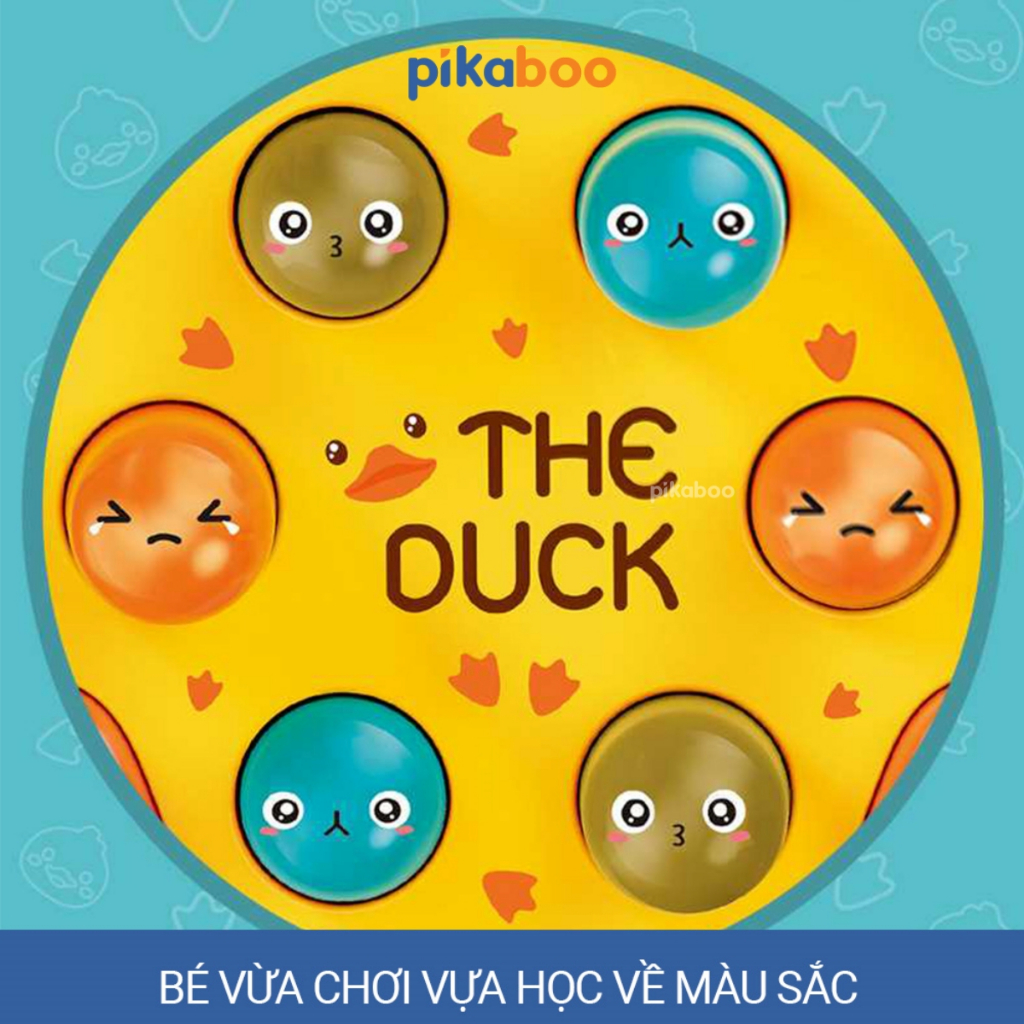 Ảnh Đồ chơi đập chuột con vịt Pikaboo, giúp bé phát triển vận động tinh và rèn luyện khả năng phối hợp 4