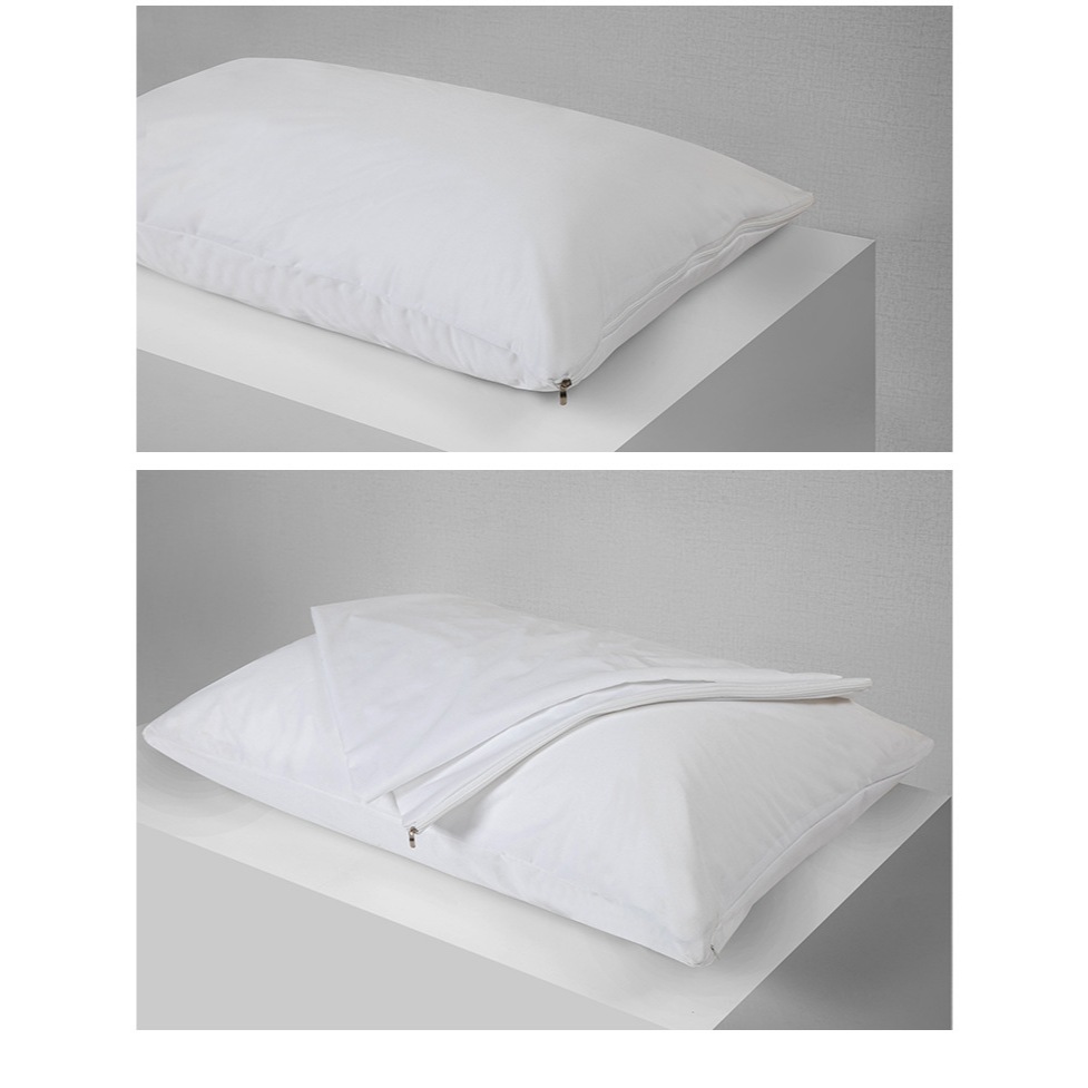 Vỏ Gối Chống Thấm Chất Liệu Cotton Mềm Mại Chính Hãng Topaz, Tấm Bảo Vệ Gối 2 Lớp Dày Dặn Chống Ẩm Dành Cho Gia Đình