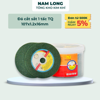 Đá cắt sắt Trí Quang 💪FREE SHIP💪 Lưỡi cắt sắt inox màu xanh 107x1.2x16mm hộp 50 viên TQX