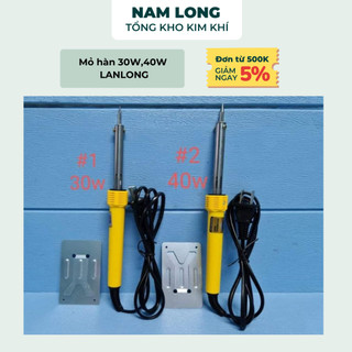Mỏ hàn 💪FREE SHIP💪 Mỏ hàn đầu nhọn dạng bút chuyên dụng LANLONG cán nhựa cách điện MOHAN