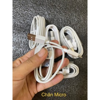 Cáp sạc Oppo Micro, Type C 3A, 8A zin bóc máy hỗ trợ sạc nhanh, không kén máy
