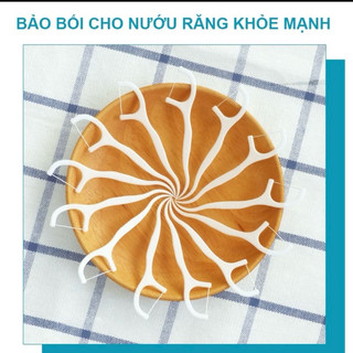 Hộp Tăm Chỉ Nha Khoa 50c Chăm Sóc Răng Miệng Không Xoay Siêu Mịn
