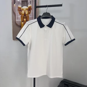45-90kg Áo polo poli vải cá sấu lỗ tăm nam, ngắn tay, thoáng mát, co dãn, viền vải =>>