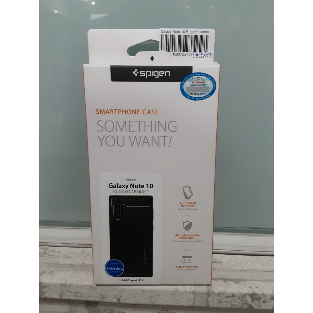 Spigen Rugged Armor Spigen Cover For Note 10 Plus Ốp Lưng Case