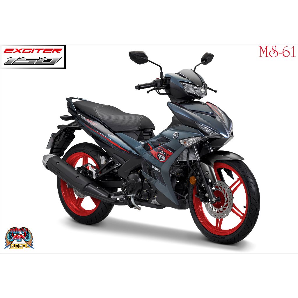 Tem rời exciter 150 mẩu ZIN 2024 áp dụng nhiều màu MS61 decalq7