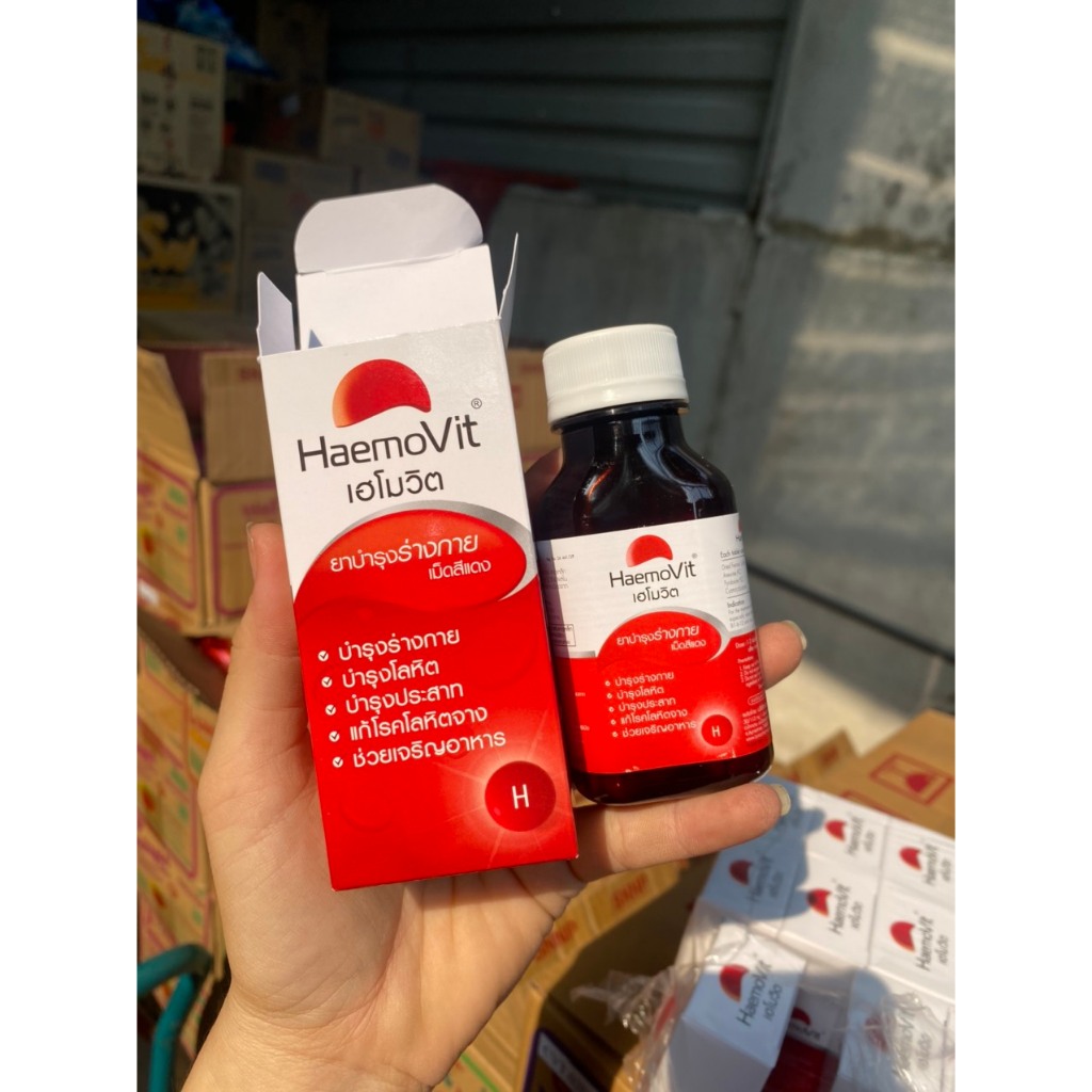 Tăng cân HaemoVit vitamin ăn ngon ngủ tốt cho người gầy và trẻ em Thái Lan