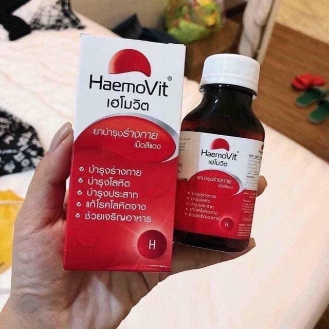 Tăng cân HaemoVit vitamin ăn ngon ngủ tốt cho người gầy và trẻ em Thái Lan