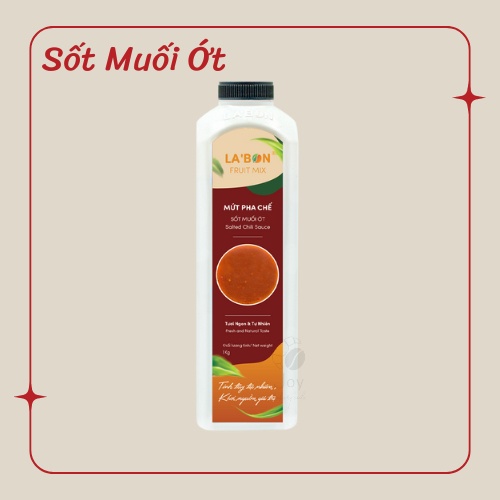 Mứt Sốt Muối Ớt Pha Chế LaBon chai 1Kg | Shopee Việt Nam
