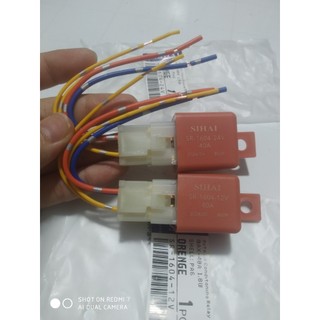 Combo 10 Rơ le dây, rơ le 4 chân SIHAI (kèm rắc cắm).
