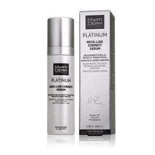 Tinh Chất Làm Săn Chắc, Trẻ Hoá Da Vùng Cổ MartiDerm Platinum Neck Line Correct Serum 50ml