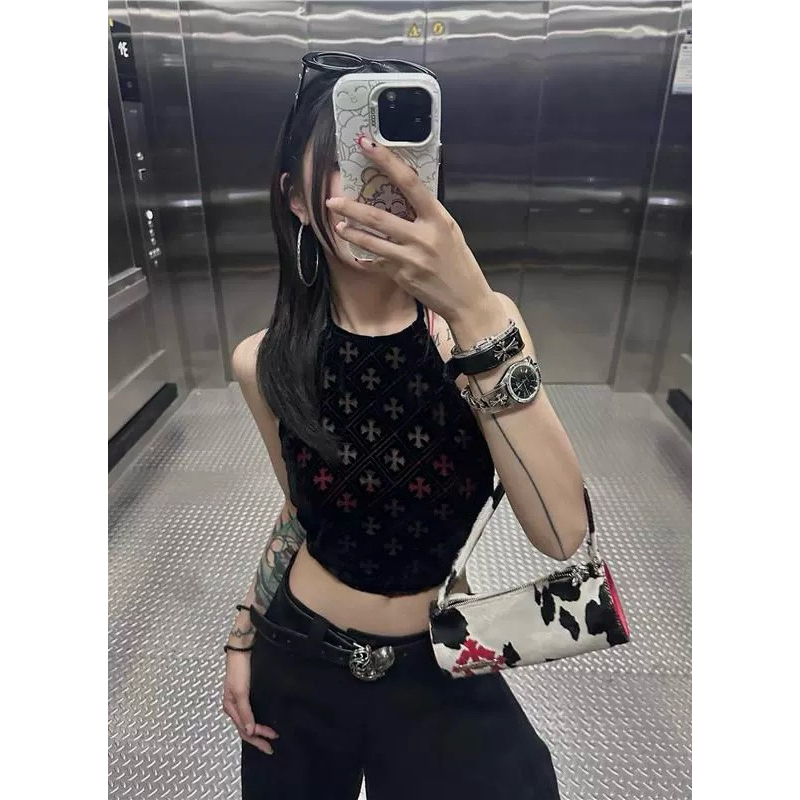 [Sẵn] Áo yếm Chromehearts bản vip dây logo925 | BigBuy360 - bigbuy360.vn