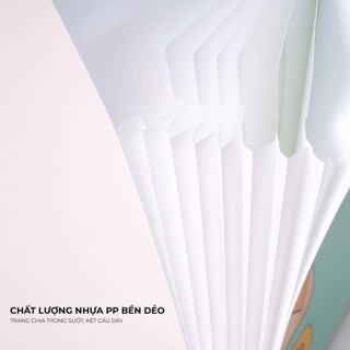 Túi Đựng Tài Liệu Nhiều Ngăn CLASSMATE, File Cặp Đựng Giấy Tờ, Hồ Sơ Chứng Từ In Hình Thỏ Funtime CL-CBA21