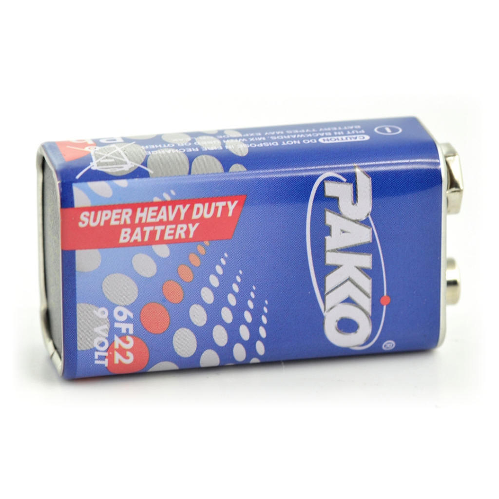 Pin vuông 9V Pako 6F22 cao cấp Pakko | Shopee Việt Nam