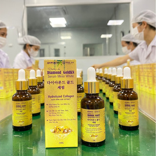 Serum dưỡng da serum MESO WHITE DIAMOND GOLDKN Trần gia giúp tái tạo da, giảm thâm thu, nhỏ lỗ chân lông 20ml