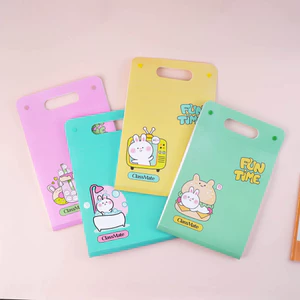 Túi Đựng Tài Liệu Nhiều Ngăn CLASSMATE, File Cặp Đựng Giấy Tờ, Hồ Sơ Chứng Từ In Hình Thỏ Funtime CL-CBA21