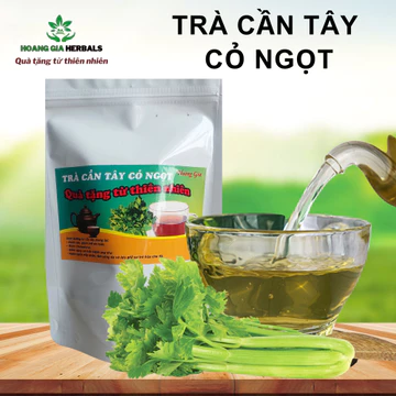 Trà Cần Tây Cỏ Ngọt túi lọc Giảm Cân, Detox cơ thể, Trắng Da chống lão hoá, 100% Ogranic 40gr